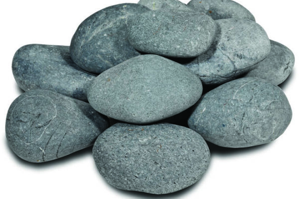 beach pebbles black